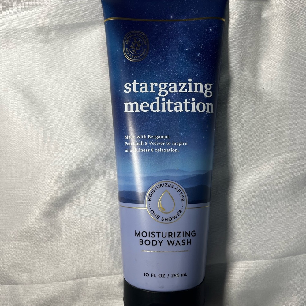 Bath & Body Works Stargazing Meditation Moisturizing Body Wash 10oz Rare Used